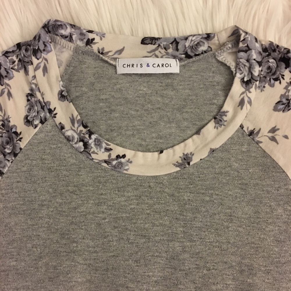 Floral | baseball tee - Picture 3 of 8